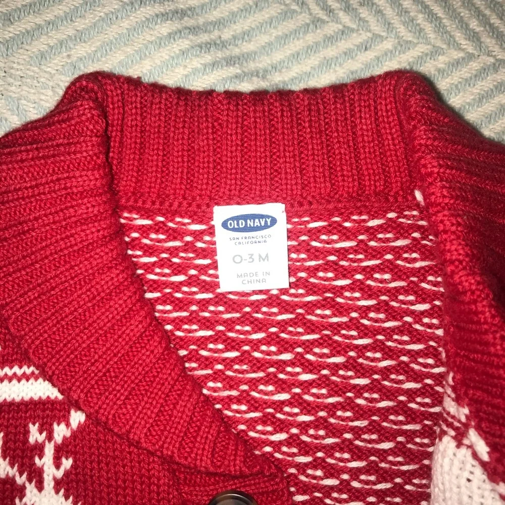 NEW Old navy holiday red cardigan
